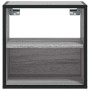Mesita de noche de pared gris sonoma 40x31x39,5 cm de , Mesitas de noche - Ref: Foro24-848750, Precio: 34,12 €, Descuento: %