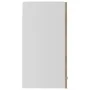 Armario colgante vidrio y madera ingeniería roble 60x31x60 cm de vidaXL, Armarios de cocina - Ref: Foro24-802524, Precio: 56,...