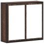 Armario con espejo baño madera marrón roble 65x20x60 cm de , Tocadores de baño - Ref: Foro24-849258, Precio: 71,92 €, Descuen...