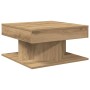 Mesa de centro madera ingeniería roble artisan 55x55x30 cm de , Mesas de centro - Ref: Foro24-856633, Precio: 50,14 €, Descue...
