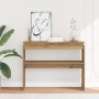 Mesa consola madera de ingeniería roble artesanal 102x30x80 cm de , Mesas auxiliares - Ref: Foro24-856627, Precio: 56,18 €, D...