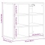 Zapateros 2 uds madera vieja 52x30x50 cm de , Armarios y almacenamiento - Ref: Foro24-857034, Precio: 78,93 €, Descuento: %