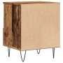 Mesita de noche madera ingeniería madera envejecida 40x35x50 cm de , Mesitas de noche - Ref: Foro24-857358, Precio: 42,24 €, ...