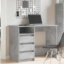 Escritorio de madera de ingeniería gris hormigón 102x50x75 cm de , Escritorios - Ref: Foro24-860466, Precio: 111,78 €, Descue...