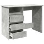 Escritorio de madera de ingeniería gris hormigón 102x50x75 cm de , Escritorios - Ref: Foro24-860466, Precio: 111,78 €, Descue...