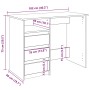 Escritorio de madera de ingeniería madera vieja 102x50x75 cm de , Escritorios - Ref: Foro24-860470, Precio: 109,71 €, Descuen...