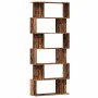 Estantería madera de ingeniería madera envejecida 80x24x192 cm de , Librerías y estanterías - Ref: Foro24-855782, Precio: 96,...