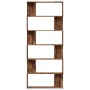 Estantería madera de ingeniería madera envejecida 80x24x192 cm de , Librerías y estanterías - Ref: Foro24-855782, Precio: 96,...