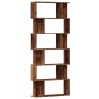 Estantería madera de ingeniería madera envejecida 80x24x192 cm de , Librerías y estanterías - Ref: Foro24-855782, Precio: 96,...