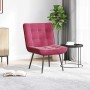 Sillón de relax terciopelo rojo vino 64x74x84 cm de , Sillas - Ref: Foro24-4012321, Precio: 71,90 €, Descuento: %