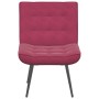 Sillón de relax terciopelo rojo vino 64x74x84 cm de , Sillas - Ref: Foro24-4012321, Precio: 71,90 €, Descuento: %