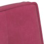 Sillón de relax terciopelo rojo vino 64x74x84 cm de , Sillas - Ref: Foro24-4012321, Precio: 71,90 €, Descuento: %