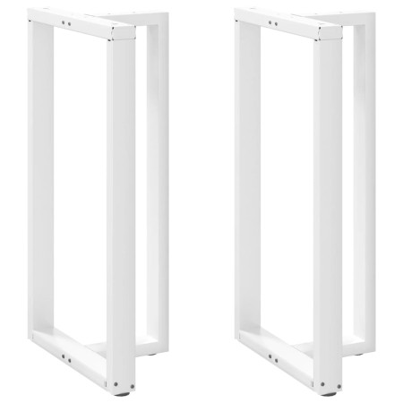 Patas de mesa bar forma T 2 uds acero blanco 60x35x(110-111) cm de , Patas para mesas - Ref: Foro24-4013105, Precio: 147,95 €...