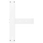Patas de mesa bar forma T 2 uds acero blanco 60x35x(110-111) cm de , Patas para mesas - Ref: Foro24-4013105, Precio: 147,95 €...