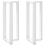 Patas de mesa bar forma T 2 uds acero blanco 50x35x(100-101) cm de , Patas para mesas - Ref: Foro24-4013089, Precio: 138,19 €...