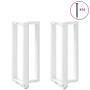 Patas de mesa de bar forma T 2 uds acero blanco 50x35x(90-91)cm de , Patas para mesas - Ref: Foro24-4013077, Precio: 133,37 €...