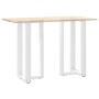 Patas de mesa de bar forma T 2 uds acero blanco 50x35x(90-91)cm de , Patas para mesas - Ref: Foro24-4013077, Precio: 133,37 €...