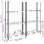 Estantería de 3 capas para neumáticos 2 uds plata 110x40x200 cm de , Estanterías industriales - Ref: Foro24-4016971, Precio: ...