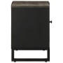 Mueble de TV madera maciza de mango negro 80x33x46 cm de , Almacenamiento para CD y DVD - Ref: Foro24-4017699, Precio: 75,95 ...