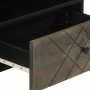 Mueble de TV madera maciza de mango negro 80x33x46 cm de , Almacenamiento para CD y DVD - Ref: Foro24-4017701, Precio: 86,58 ...