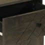Mesita de noche madera maciza de mango negra 50x33x60 cm de , Mesitas de noche - Ref: Foro24-4017692, Precio: 80,19 €, Descue...