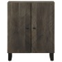 Aparador negro 60x33x75 cm madera maciza mango de , Taquillas y armarios de almacenamiento - Ref: Foro24-4017686, Precio: 104...