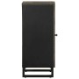 Aparador negro 40x33x75 cm madera maciza mango de , Almacenamiento para CD y DVD - Ref: Foro24-4017708, Precio: 87,06 €, Desc...