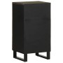 Aparador negro 40x33x75 cm madera maciza mango de , Almacenamiento para CD y DVD - Ref: Foro24-4017708, Precio: 87,06 €, Desc...