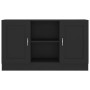 Aparador de madera contrachapada negro 120x30,5x70 cm de vidaXL, Aparadores - Ref: Foro24-802778, Precio: 88,48 €, Descuento: %
