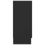 Aparador de madera contrachapada negro 120x30,5x70 cm de vidaXL, Aparadores - Ref: Foro24-802778, Precio: 88,48 €, Descuento: %