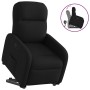 Sillón reclinable elevable tela negro de , Sillones - Ref: Foro24-3302974, Precio: 262,87 €, Descuento: %