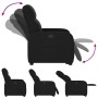 Sillón reclinable elevable tela negro de , Sillones - Ref: Foro24-3302974, Precio: 262,87 €, Descuento: %