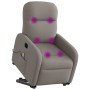 Sillón de masaje eléctrico reclinable elevable tela taupé de , Sillones - Ref: Foro24-3303009, Precio: 312,97 €, Descuento: %