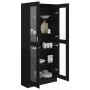Vitrina de madera contrachapada negro 82,5x30,5x185,5 cm de vidaXL, Librerías y estanterías - Ref: Foro24-802769, Precio: 202...
