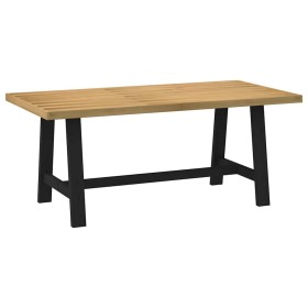 Mesa comedor NOAIN patas forma A madera maciza pino 180x90x75cm de , Mesas de cocina y de comedor - Ref: Foro24-4100045, Prec...