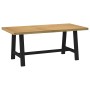 Mesa comedor NOAIN patas forma A madera maciza pino 180x90x75cm de , Mesas de cocina y de comedor - Ref: Foro24-4100045, Prec...