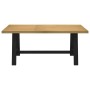 Mesa comedor NOAIN patas forma A madera maciza pino 180x90x75cm de , Mesas de cocina y de comedor - Ref: Foro24-4100045, Prec...