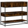 Mesa consola de madera de ingeniería roble ahumado 90x35x80 cm de , Mesas auxiliares - Ref: Foro24-849181, Precio: 81,83 €, D...