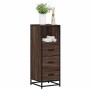 Armario de baño madera contrachapada roble marrón 35x37,5x100cm de , Muebles de baño - Ref: Foro24-849253, Precio: 93,39 €, D...