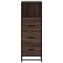 Armario de baño madera contrachapada roble marrón 35x37,5x100cm de , Muebles de baño - Ref: Foro24-849253, Precio: 93,39 €, D...