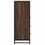Armario de baño madera contrachapada roble marrón 35x37,5x100cm de , Muebles de baño - Ref: Foro24-849253, Precio: 93,39 €, D...