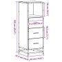 Armario de baño madera contrachapada roble marrón 35x37,5x100cm de , Muebles de baño - Ref: Foro24-849253, Precio: 93,39 €, D...