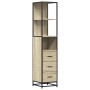 Armario de baño madera contrachapada roble sonoma 35x37,5x166cm de , Muebles de baño - Ref: Foro24-849245, Precio: 112,18 €, ...