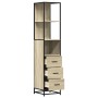 Armario de baño madera contrachapada roble sonoma 35x37,5x166cm de , Muebles de baño - Ref: Foro24-849245, Precio: 112,18 €, ...
