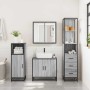 Armario de baño madera contrachapada gris sonoma 35x37,5x166 cm de , Muebles de baño - Ref: Foro24-849247, Precio: 113,93 €, ...