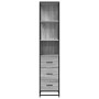 Armario de baño madera contrachapada gris sonoma 35x37,5x166 cm de , Muebles de baño - Ref: Foro24-849247, Precio: 113,93 €, ...