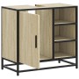 Armario de lavabo de baño madera roble Sonoma 65x33x60 cm de , Muebles de baño - Ref: Foro24-849285, Precio: 76,05 €, Descuen...