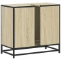 Armario de lavabo de baño madera roble Sonoma 65x33x60 cm de , Muebles de baño - Ref: Foro24-849285, Precio: 76,05 €, Descuen...