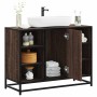 Armario lavabo baño madera ingeniería roble marrón 80x33x60 cm de , Muebles de baño - Ref: Foro24-849293, Precio: 79,65 €, De...