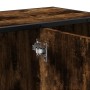 Armario lavabo baño madera ingeniería roble ahumado 80x33x60 cm de , Muebles de baño - Ref: Foro24-849291, Precio: 74,46 €, D...